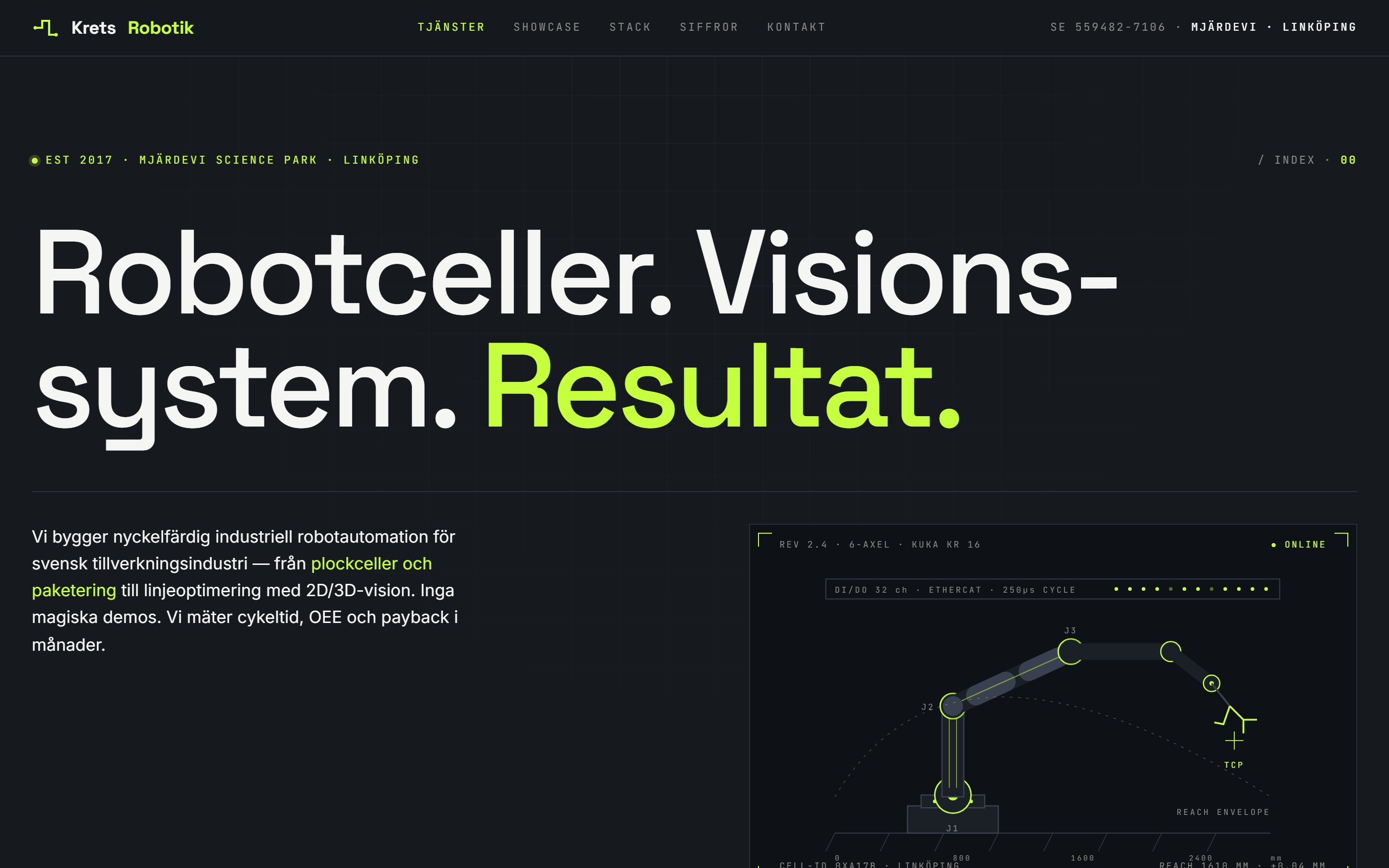 Exempel Robotik — startsida